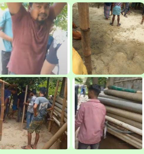 ইছামতি নদীতে অবৈধভাবে বালু উত্তোলনের অভিযোগ, নদীভাঙনের ঝুঁকিতে এলাকাবাসী