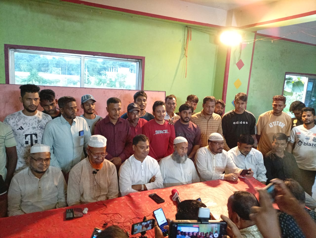 সংবাদ সম্মেলন ইফতেখার উদ্দিন রুবেলের