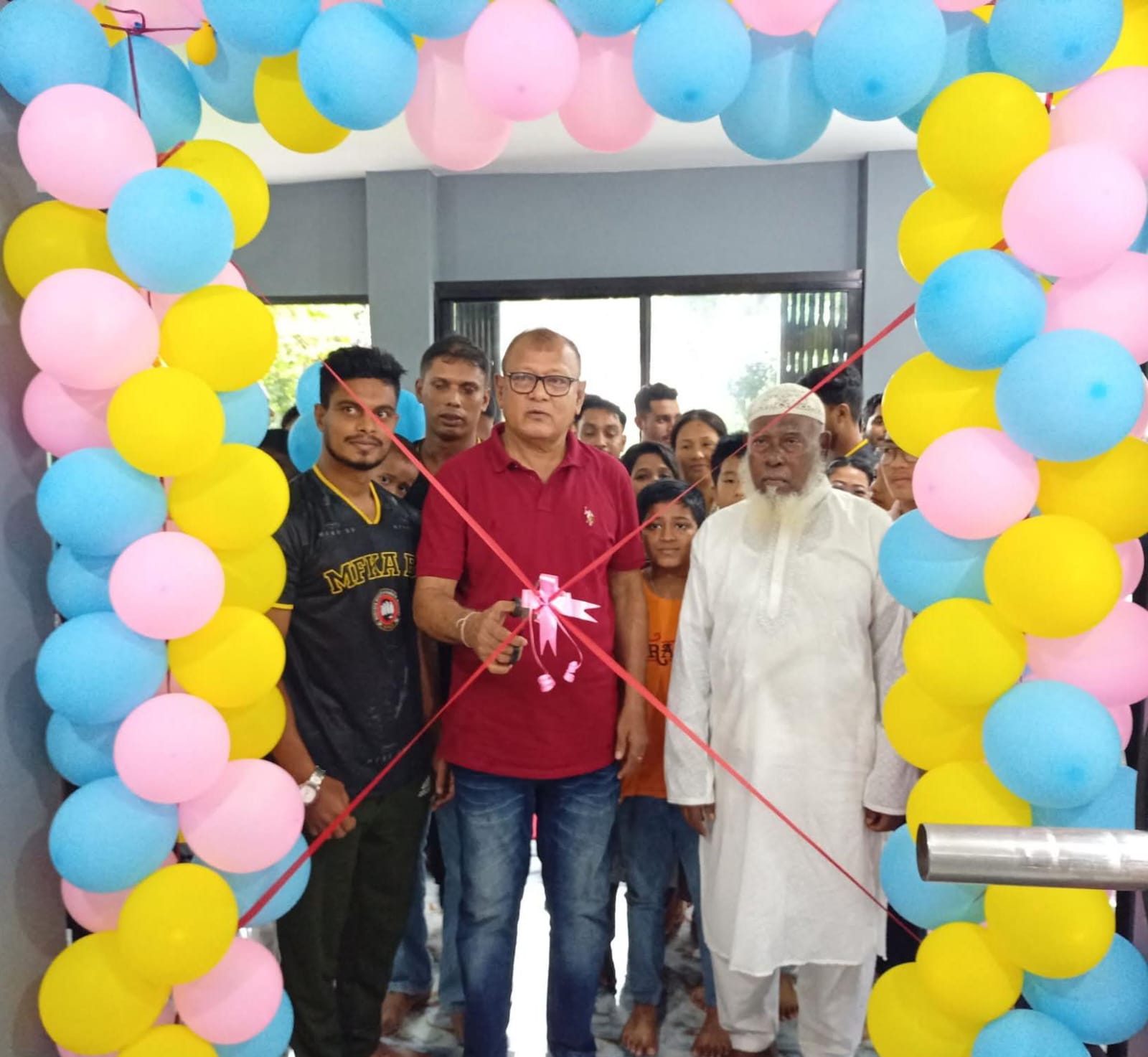 মোস্তাফা ফিটনেস এন্ড কারাতে একাডেমীর শুভ উদ্বোধনী অনুষ্ঠান অনুষ্ঠিত হয় 