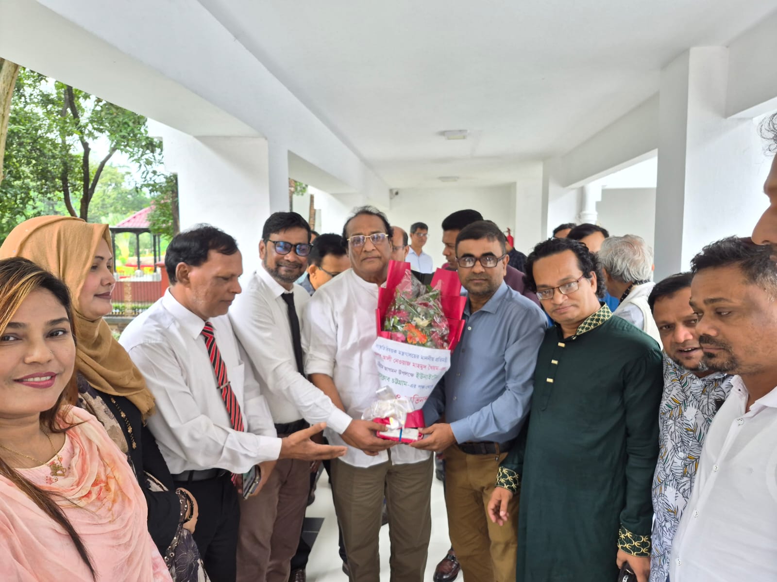 সংস্কৃতি বিষয়ক মন্ত্রণালয়ের প্রতিমন্ত্রী আলী নেওয়াজ মাহমুদ খৈয়ামের চট্টগ্রাম আগমন উপলক্ষে ইউনাইটেড প্রেসক্লাবের শুভেচ্ছা ও অভিনন্দন