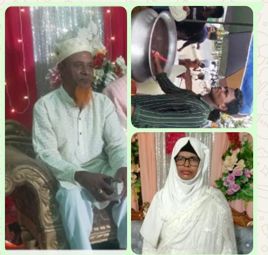 খালেকশহরের বাড়ির লোকজনের উদ্যোগে মিলাদ, পানি ও তবারক বিতরণ